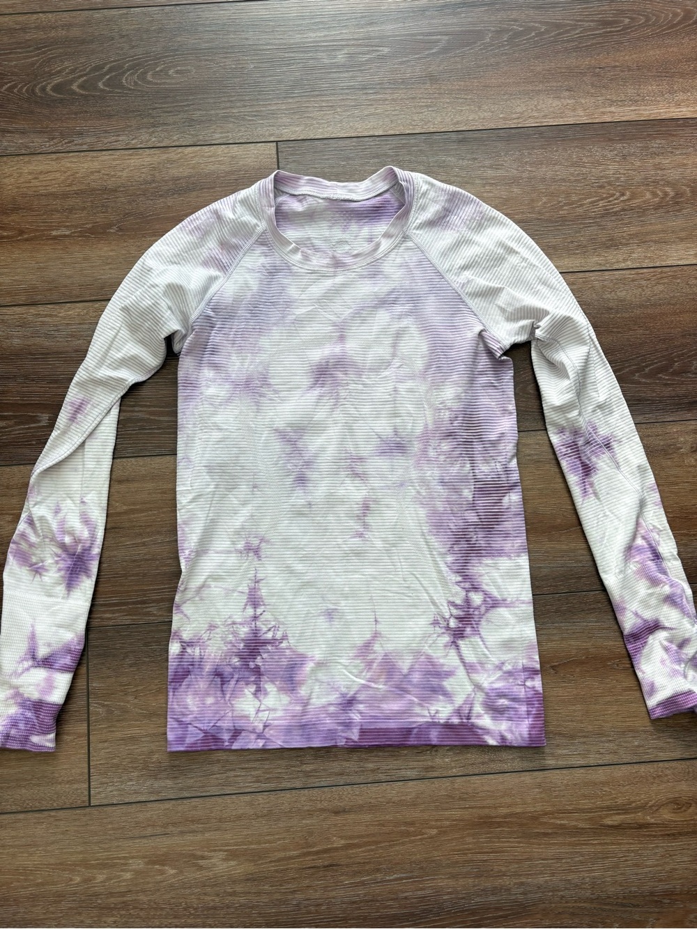 lululemon athletica Lavender Tie-Dye Long Sleeve Top